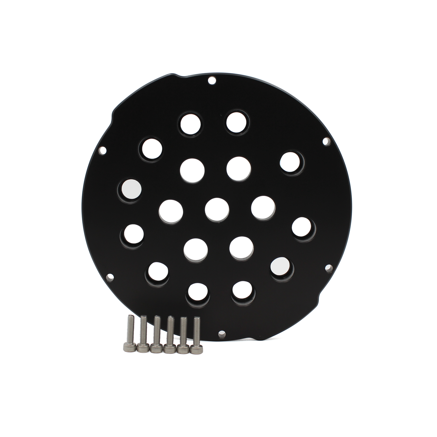 Aluminum End Cap with 18 Holes (4" Series)