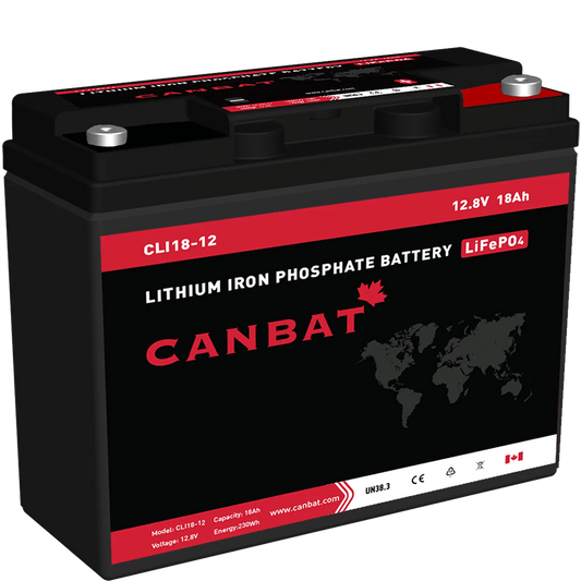 12V 18AH LITHIUM BATTERY (LIFEPO4)