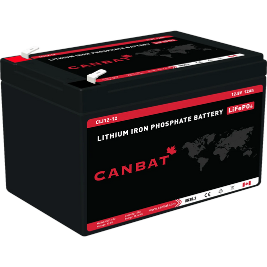 12V 12AH LITHIUM BATTERY (LIFEPO4)